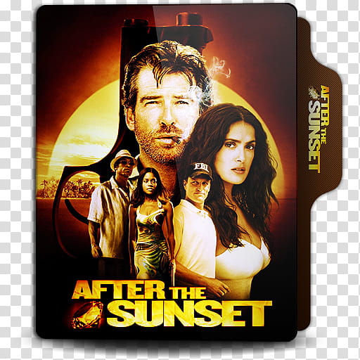 Movies  folder icon, After the Sunset () transparent background PNG clipart