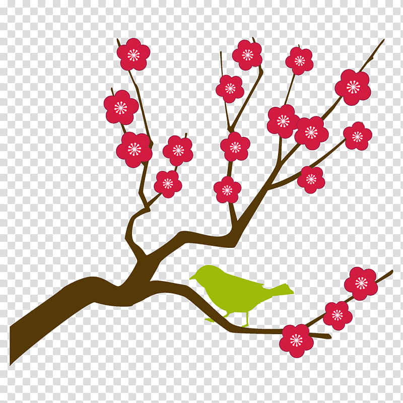 plum branch plum winter flower, Pink, Plant, Cherry Blossom, Twig, Tree transparent background PNG clipart