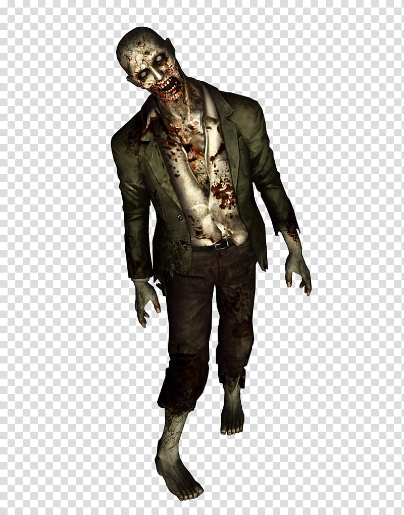 Resident Evil HD High Quality Zombie Render  transparent background PNG clipart