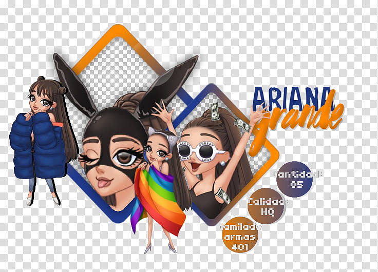 Ariana Grande Arimojis, Ariana Grande transparent background PNG clipart