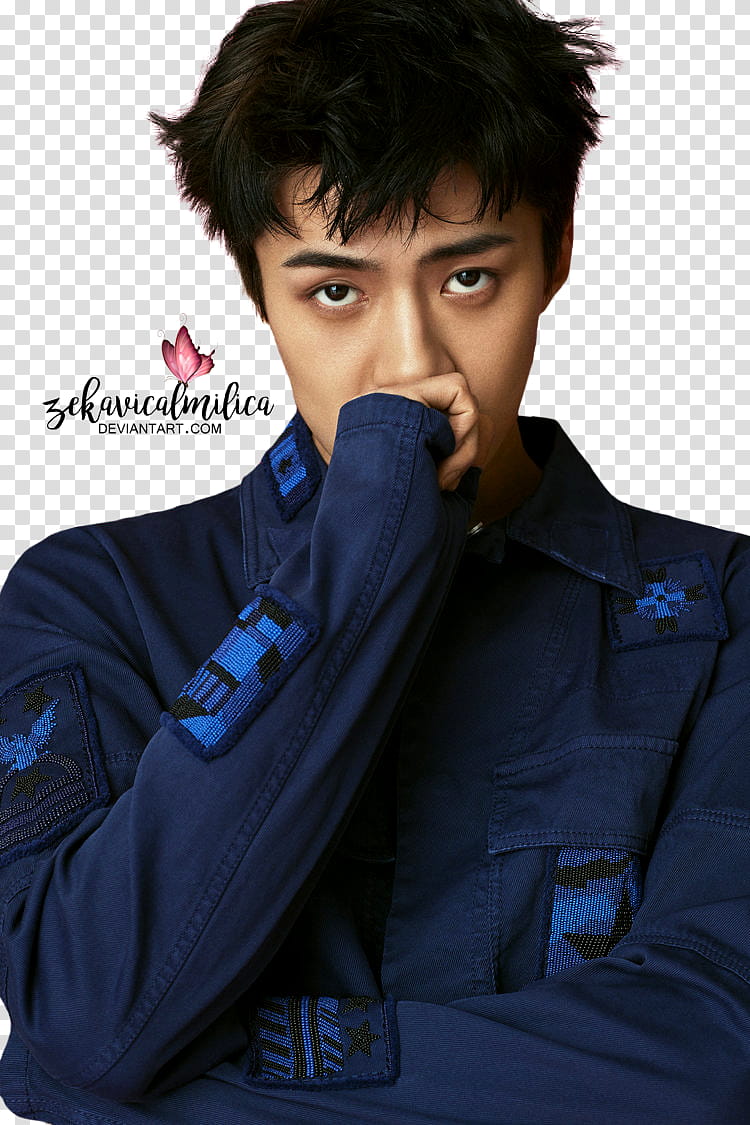 EXO Sehun l Optimum Thailand, man covering his mouth transparent background PNG clipart