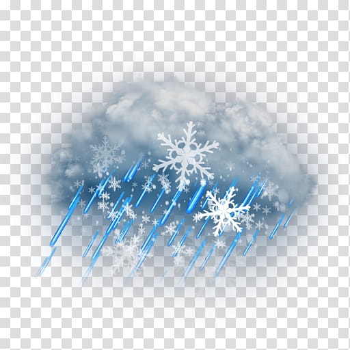 The REALLY BIG Weather Icon Collection, rain-snow-mix transparent background PNG clipart
