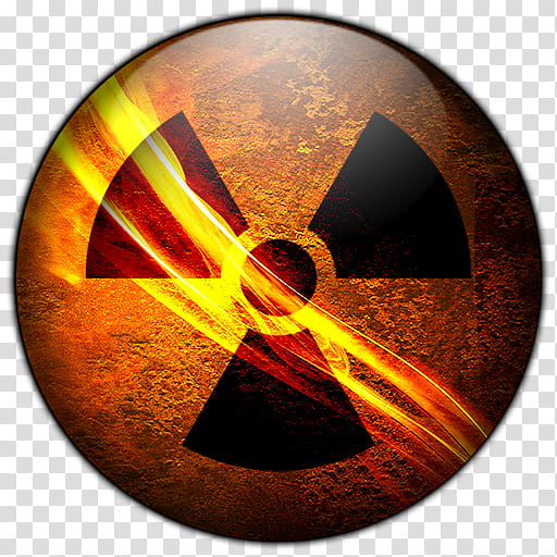 Radiation Symbol v, orange biohazard logo transparent background PNG clipart