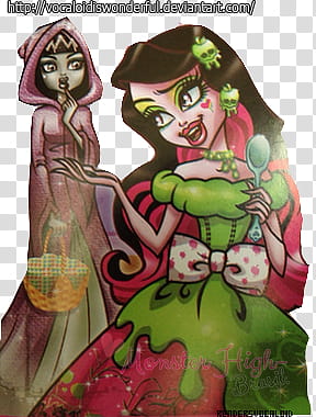 Render Draculaura y Cleo  transparent background PNG clipart