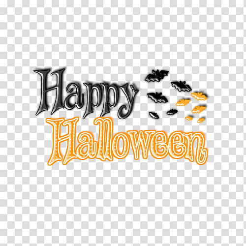 Super halloween parte , Happy Halloween text illustration transparent background PNG clipart