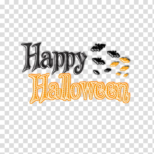 Super halloween parte , Happy Halloween text illustration transparent  background PNG clipart