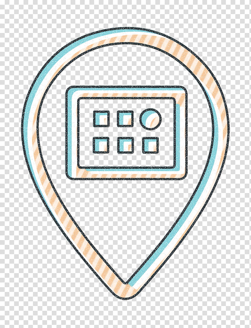 logo icon meetvibe icon, Turquoise, Symbol transparent background PNG clipart