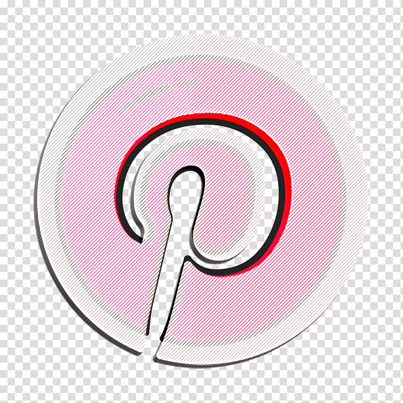 pinterest icon pinterest button icon pinterest logo icon, Social Media Icon, Pink, Symbol, Circle, Material Property, Sign, Graphic Design transparent background PNG clipart