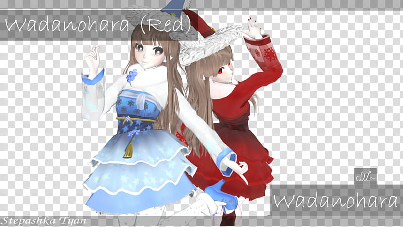 |:.MMD WATGBS.:| Wadanohara |:.test model+DL.:| transparent background PNG clipart