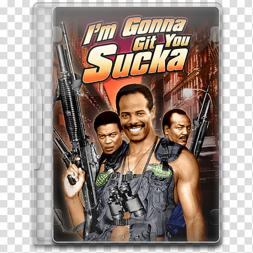 Movie Icon , I'm Gonna Git You Sucka, I'm Gonna Git You Sucka DVD case transparent background PNG clipart