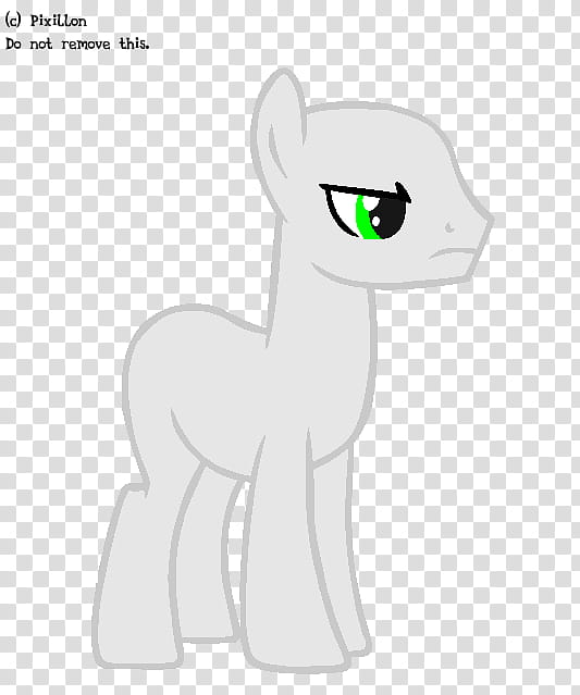 MLP Base Angry stallion transparent background PNG clipart