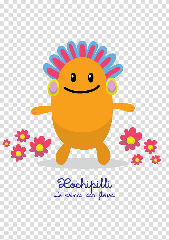 Xochipilli, le prince des fleurs transparent background PNG clipart