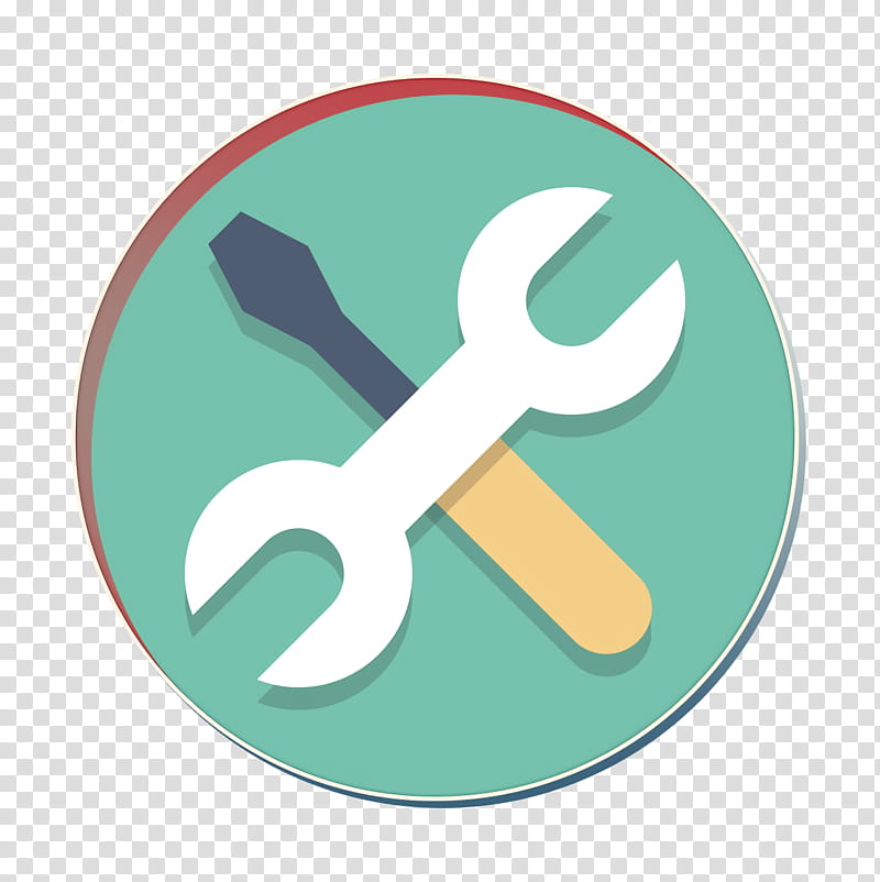 screwdriver icon tools icon wrench icon, Green, Turquoise, Logo, Circle, Symbol, Sign transparent background PNG clipart
