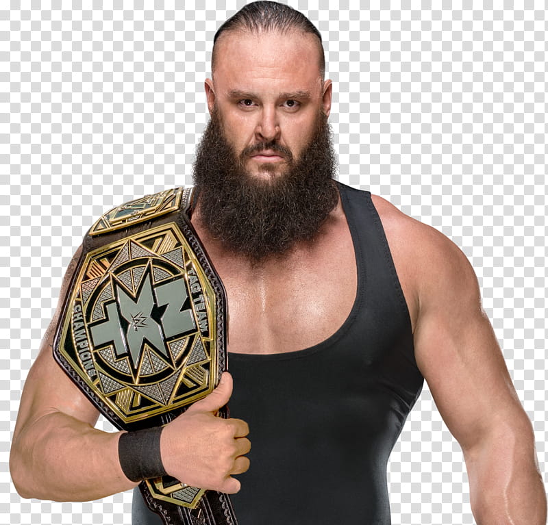 Braun Strowman NXT Tag Team Champion  transparent background PNG clipart