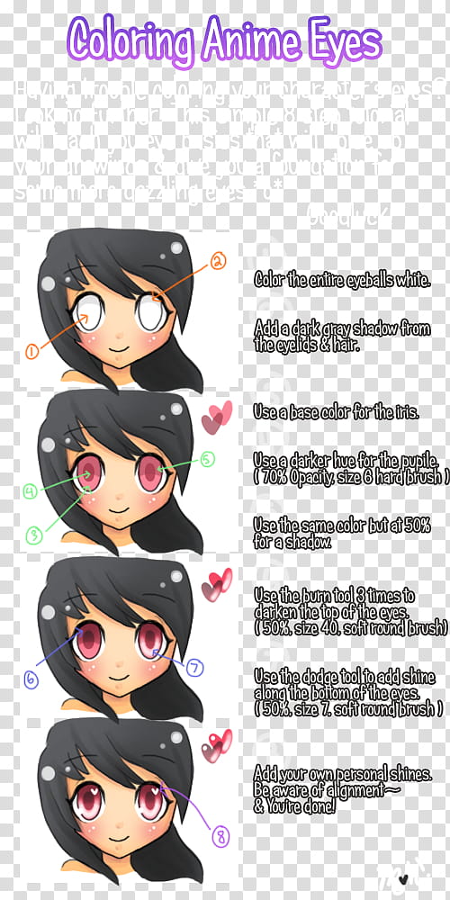 How to Draw Anime Eyes in 5 Easy Steps  Artezacom