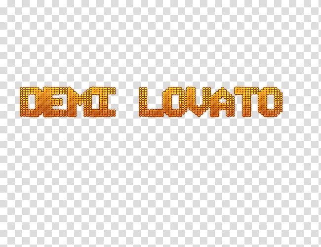 , Demi Lovato text transparent background PNG clipart