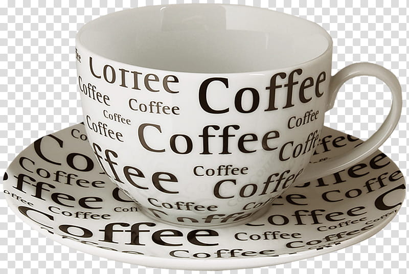 white and black coffee cup transparent background PNG clipart
