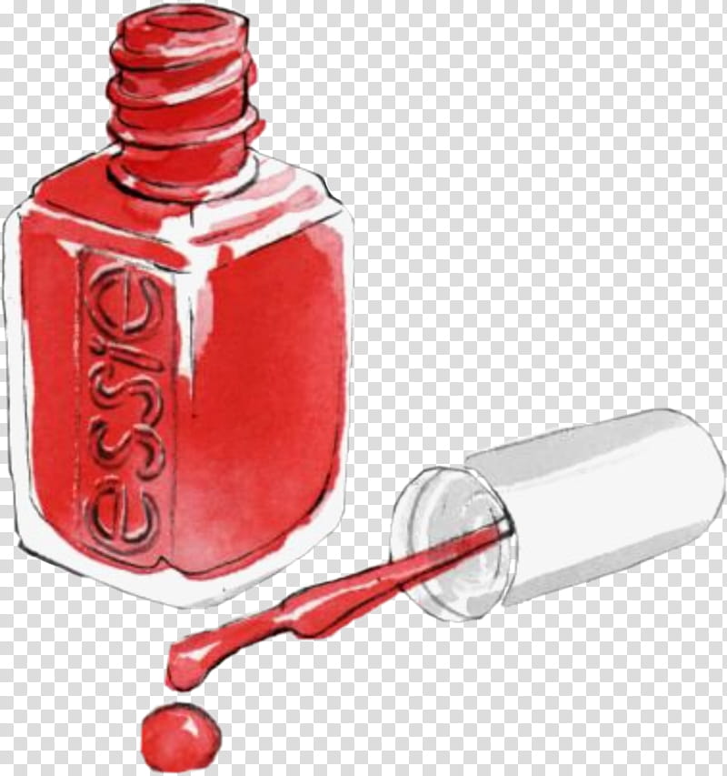 nail polish red nail care material property cosmetics transparent background PNG clipart