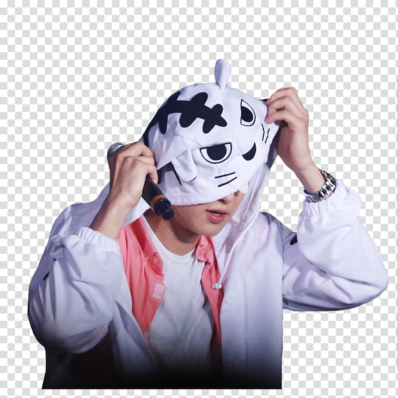 Chanyeol Person In White Hoodie Transparent Background Png Clipart Hiclipart - exo sweater chanyeolw roblox