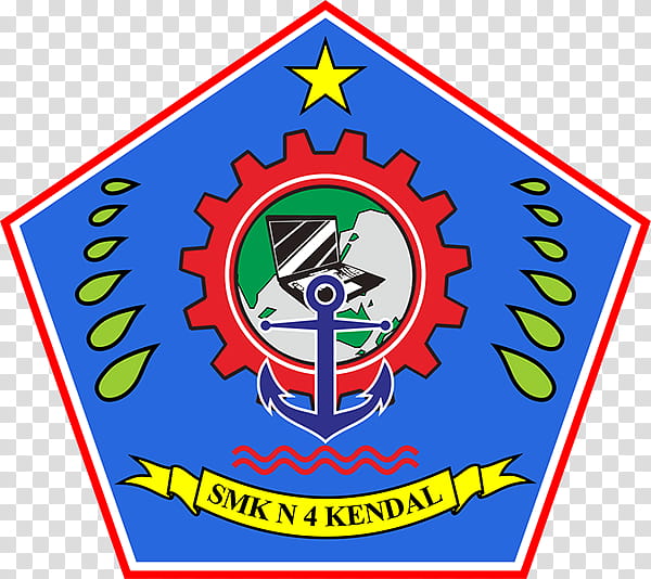 House Symbol, Smk N 4 Kendal, Unnes, Logo, Middle School, Vocational School, 2018, Area transparent background PNG clipart