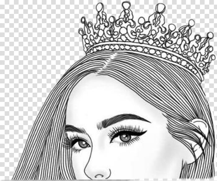 pageant crown clipart black and white