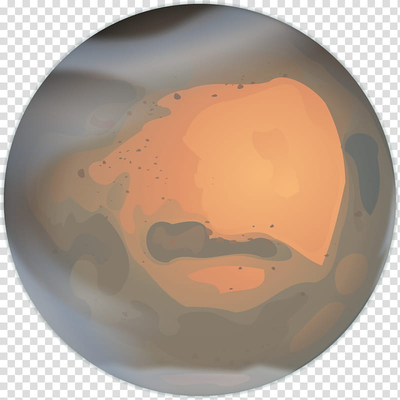 Planet, Mars, Martian, Mars Surface Color, Nose, Orange, Mouth, Jaw transparent background PNG clipart