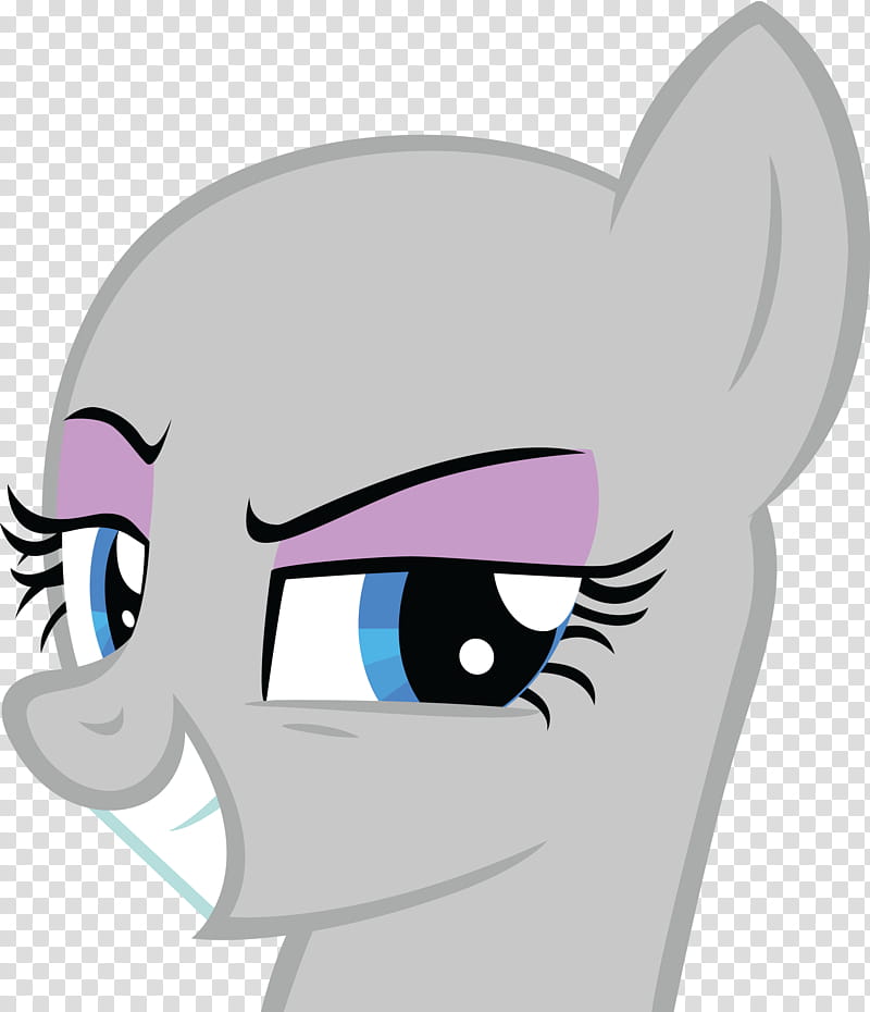 Grinning Mare Base , gray cat character illustration transparent background PNG clipart