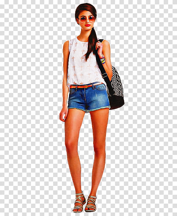Jeans, Shorts, Denim, Fashion, Model, Shoe, Clothing, Orange transparent background PNG clipart