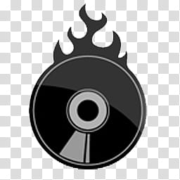 Infra Recorder Logo Icon, black CD logo transparent background PNG clipart