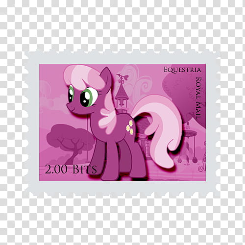 Pony Stamps , Equestria portage stamp transparent background PNG clipart