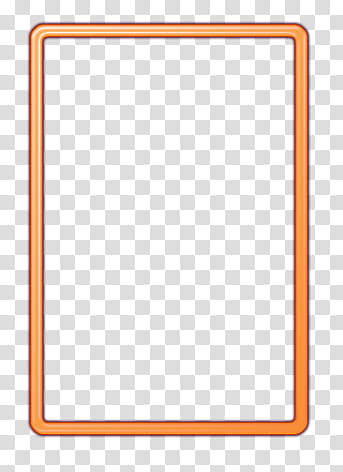 illustration of orange frame transparent background PNG clipart