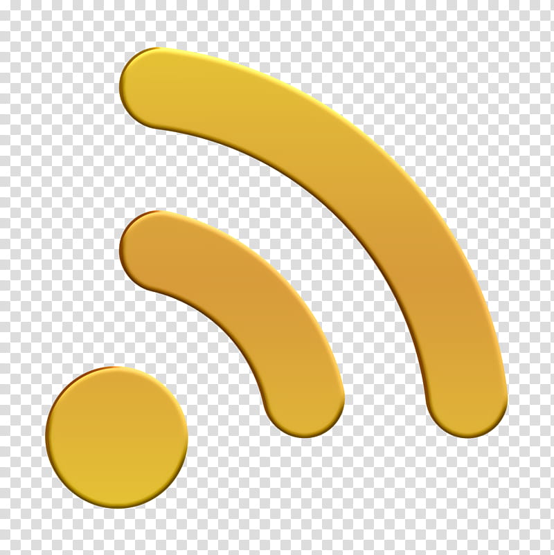 communication icon internet icon network icon, Wifi Icon, Yellow, Material Property transparent background PNG clipart