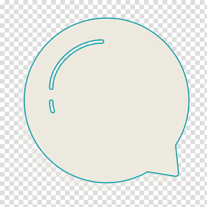 comment icon inbox icon instagram icon, Message Icon, Circle, Aqua, Plate, Tableware, Dishware, Platter transparent background PNG clipart