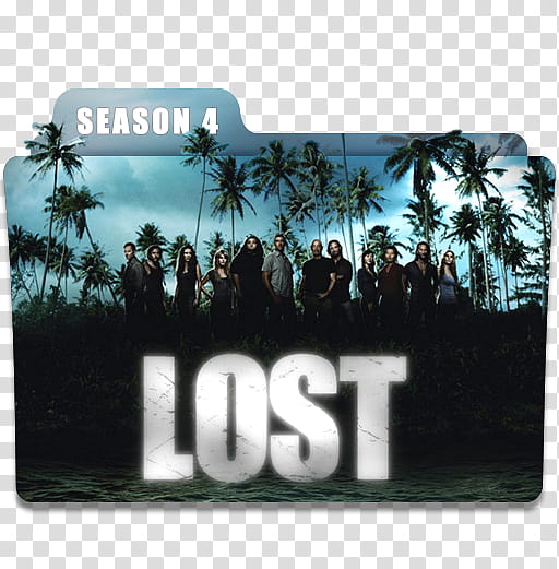 Lost Serie Folders, LOST SEASON  FOLDER icon transparent background PNG clipart