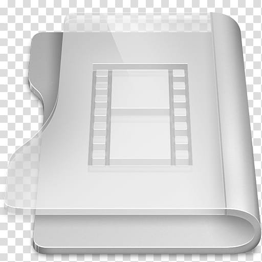 Rise, grey and clear video file folder art transparent background PNG clipart