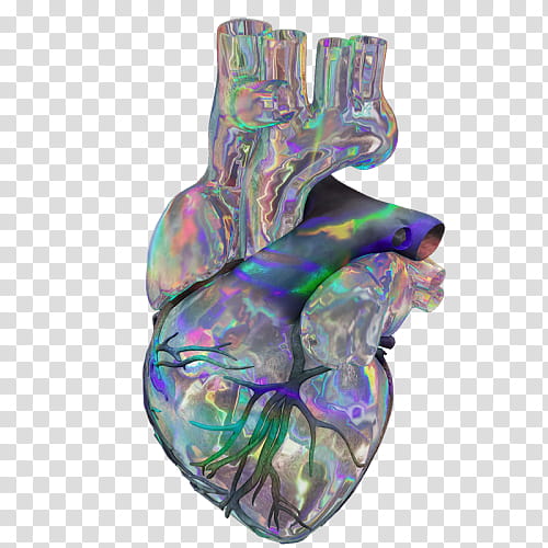 WATCHERS GRACIASS, iridescent human heart illustration transparent background PNG clipart