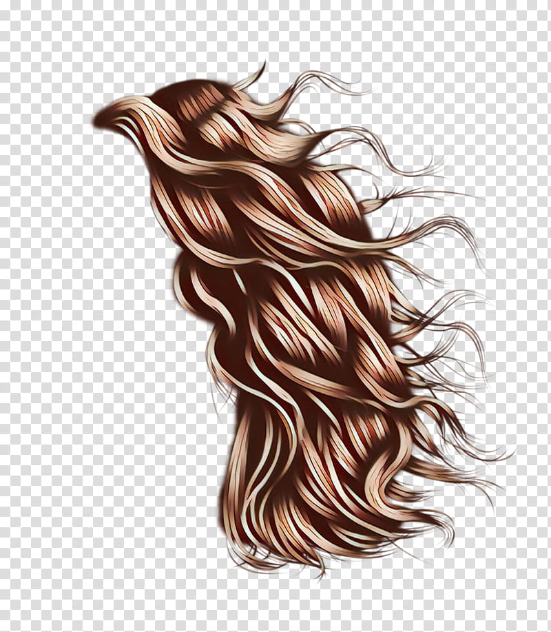 hair long hair brown hairstyle brown hair, Cartoon, Blond, Liver, Artificial Hair Integrations, Hair Coloring, Lace Wig transparent background PNG clipart