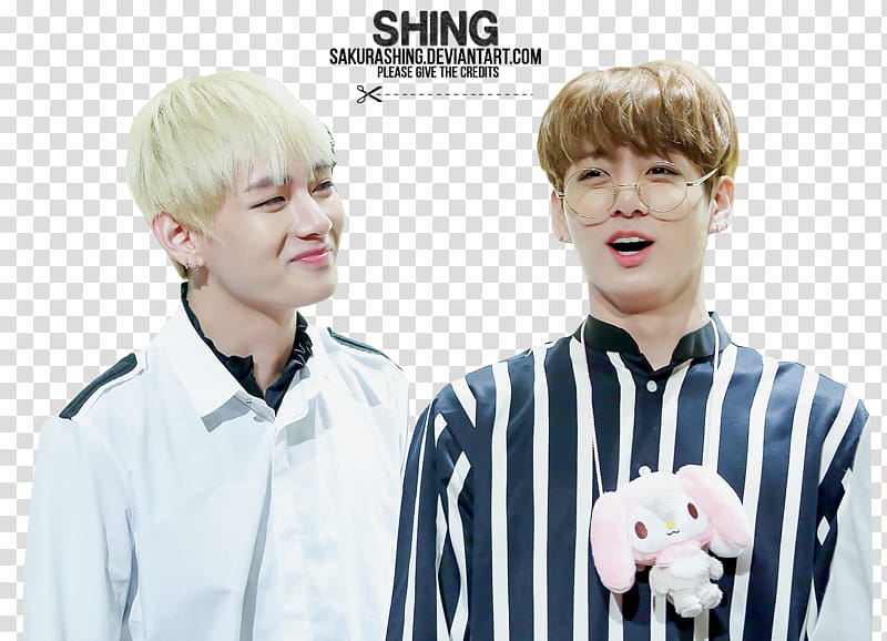 SPECIAL TAEKOOK, two men wearing black and white collared tops transparent background PNG clipart