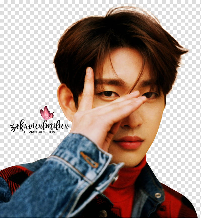 GOT Jinyoung Eyes On You, BTS member transparent background PNG clipart