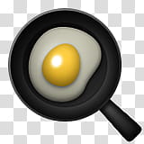 sunny-side up on frying pan illustration transparent background PNG clipart