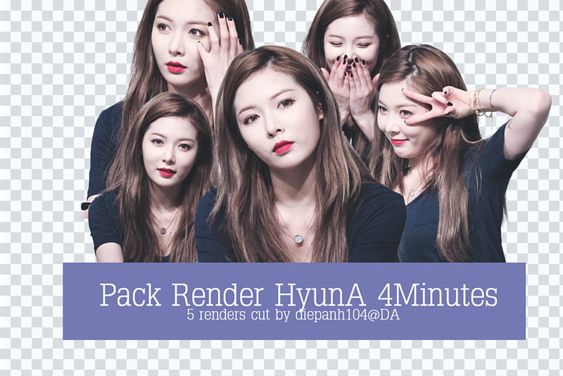 [ Render] Render HyunA  minutes transparent background PNG clipart