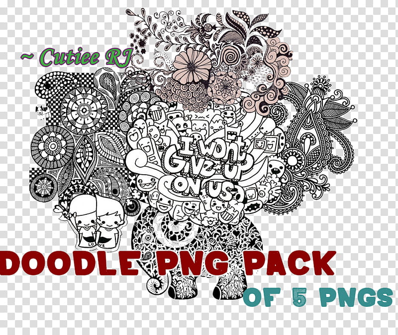 Doodle, doddle text transparent background PNG clipart