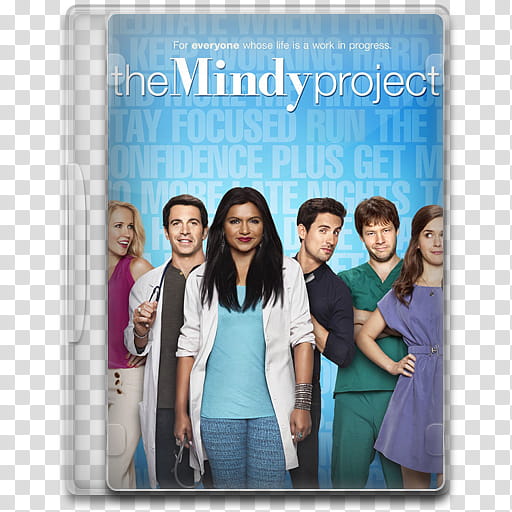 TV Show Icon , The Mindy Project, The Mindy Project DVD case art transparent background PNG clipart