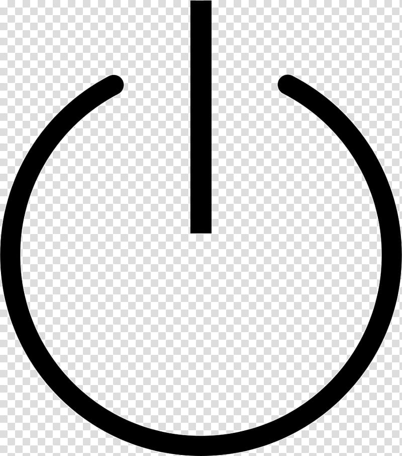 Black Circle, Button, Power Symbol, User Interface, Computer, Data, Black And White
, Line transparent background PNG clipart
