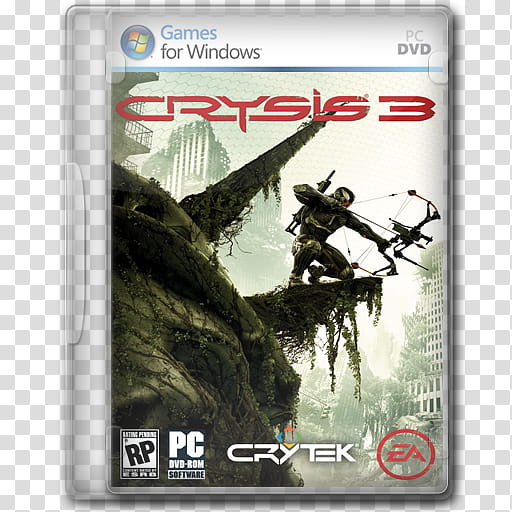 Crysis  Icon PC Game, Crysis  PC DVD game for windows case transparent background PNG clipart
