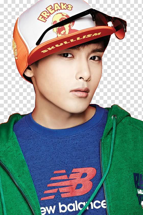 RENDER Ryeowook from new balance transparent background PNG clipart