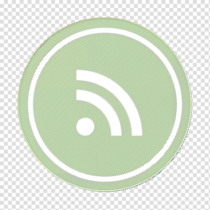 feed icon news icon rss icon, Subscribe Icon, Green, Circle, Logo, Symbol, Animation transparent background PNG clipart