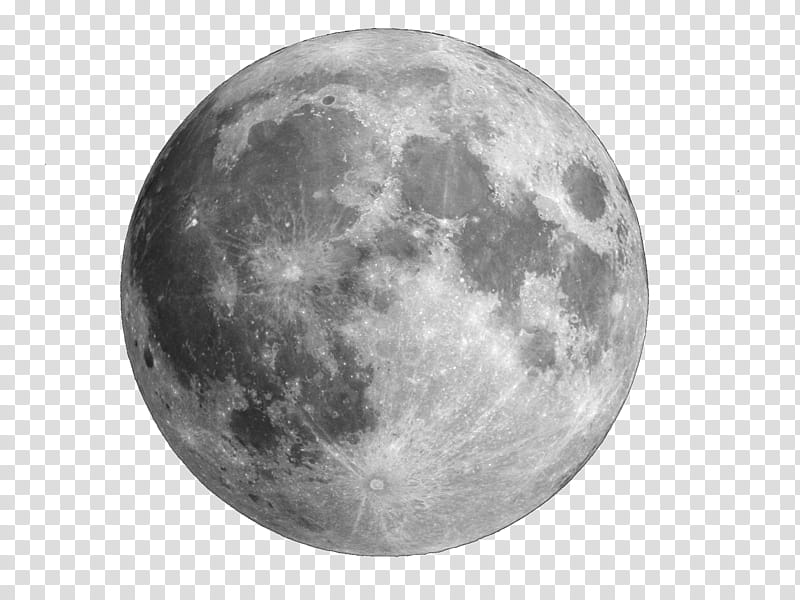 round gray moon transparent background PNG clipart