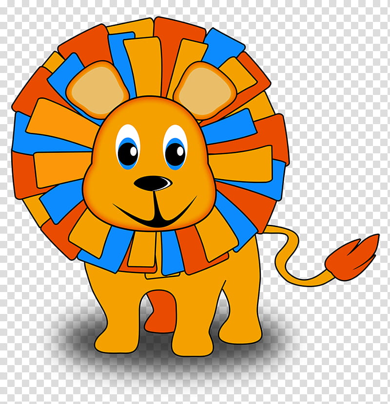 Flyer, Lion, Brochure, Mascot, Cartoon, Orange, Smile, Coloring Book transparent background PNG clipart