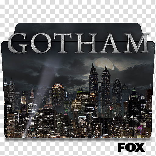 Gotham series and season folder icon, Gotham ( transparent background PNG clipart